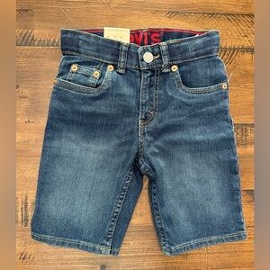 Levi's Boy's 511 Adjustable Waistband Regular Fit Denim Shorts Size 5